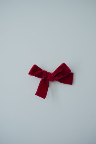 Burgundy hair clip