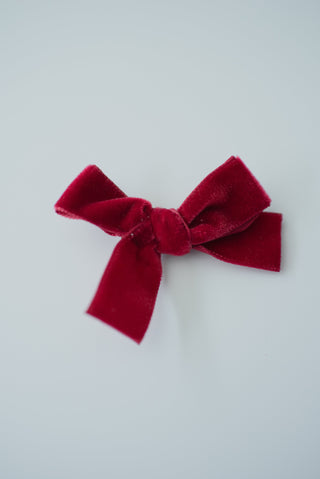 Burgundy hair clip