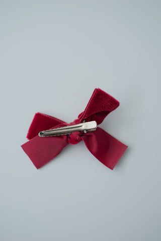 Burgundy hair clip