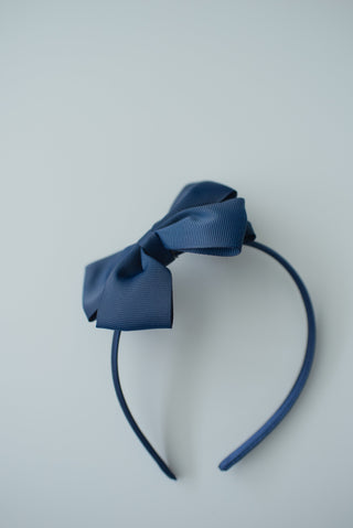 Navy hair band