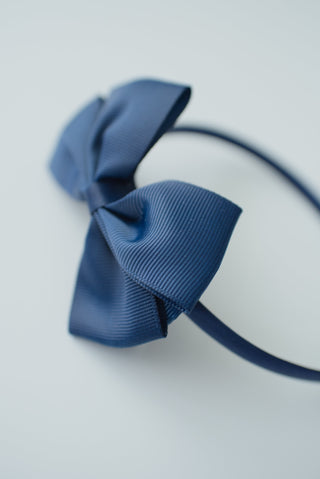 Navy hair band