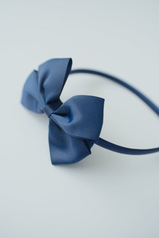 Navy hair band