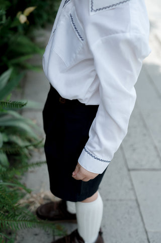 Cotton chino shorts