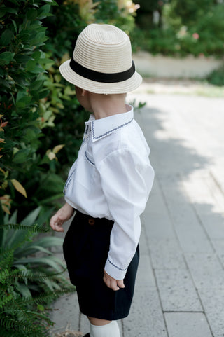 Cotton chino shorts